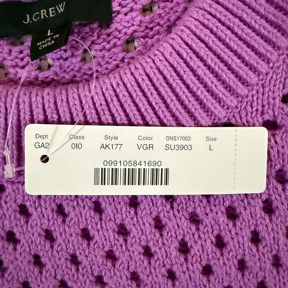 J. Crew Lavender Women's Sweater - Picture 9 of 9
